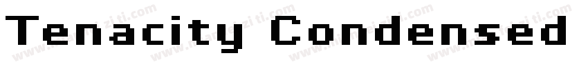 Tenacity Condensed Regular字体转换